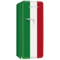 Smeg FAB28RDIT5 50’s Retro Style Refrigerator-Freezer, Tricolore,