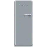 Smeg Fab28LSV3: 50's Single Door Fridge in Grey Metal 60 cm