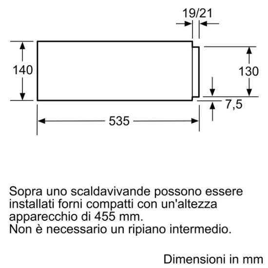 neffN17HH20N0 Cassetto Scaldavivande
