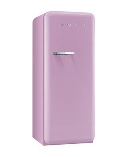 Bestellen Sie jetzt Ihren neuen runden Lieblingskühlschrank! FAB28RPK5 -  Rosa Vintage-Kühlschrank