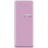 "Smeg Fab28LPK3: 1950s Single Door Refrigerator, Pink."