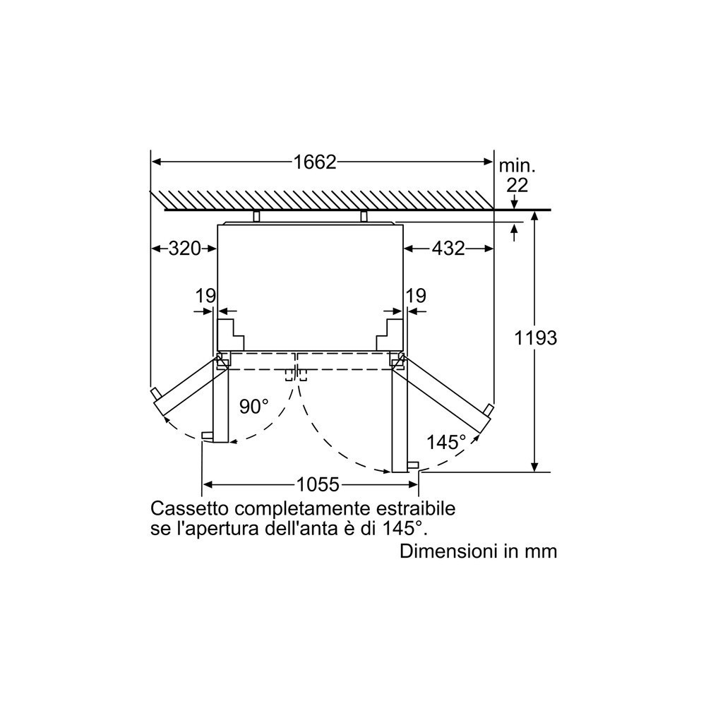 neff Side by Side Libero Posizionamento ka3902i20 
