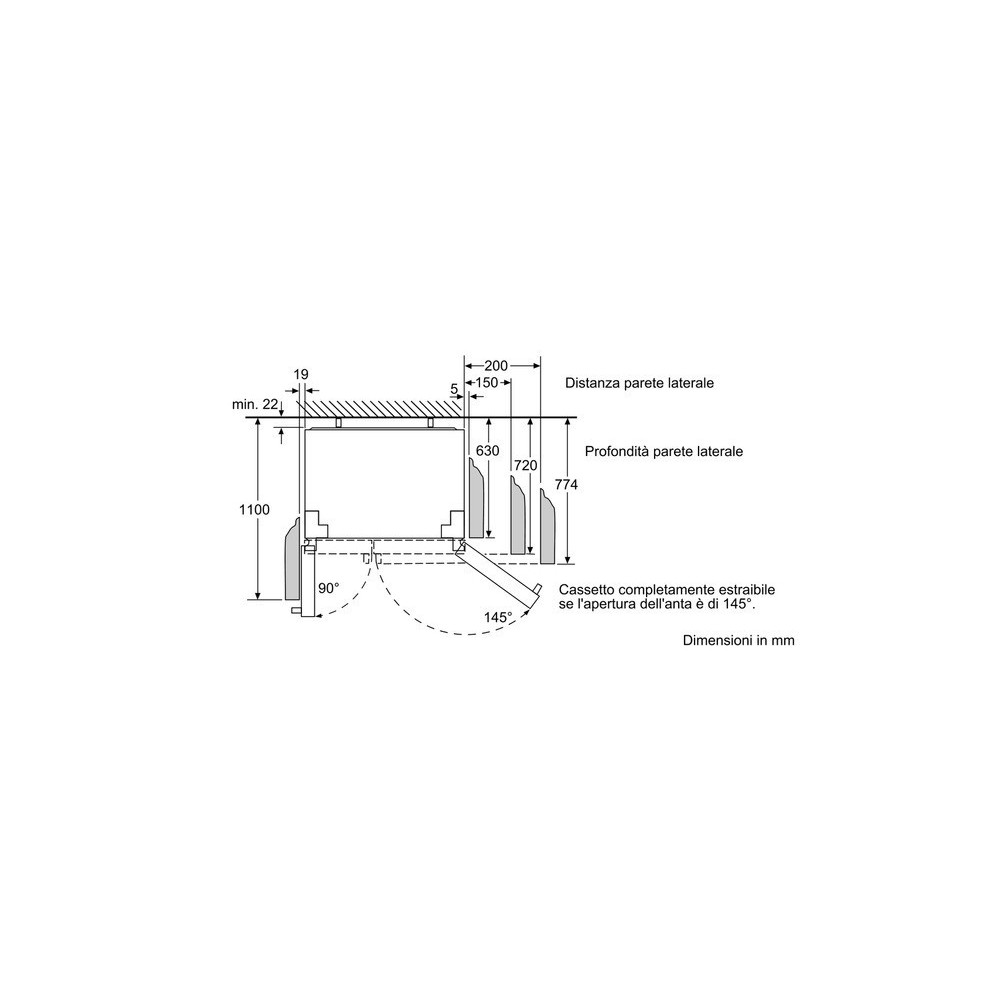 neff Side by Side Libero Posizionamento ka3902i20 
