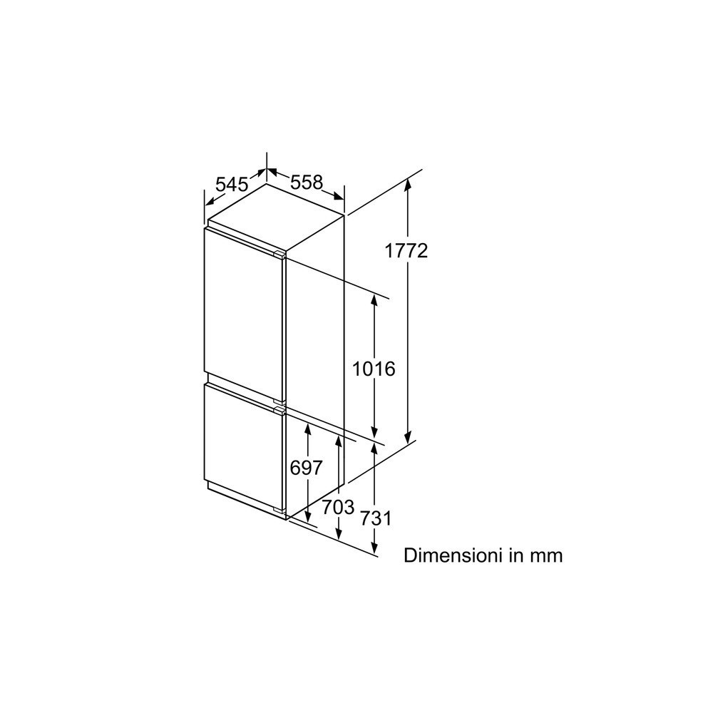 Новый холодный холодильник Hidrofresh KI7863D30
