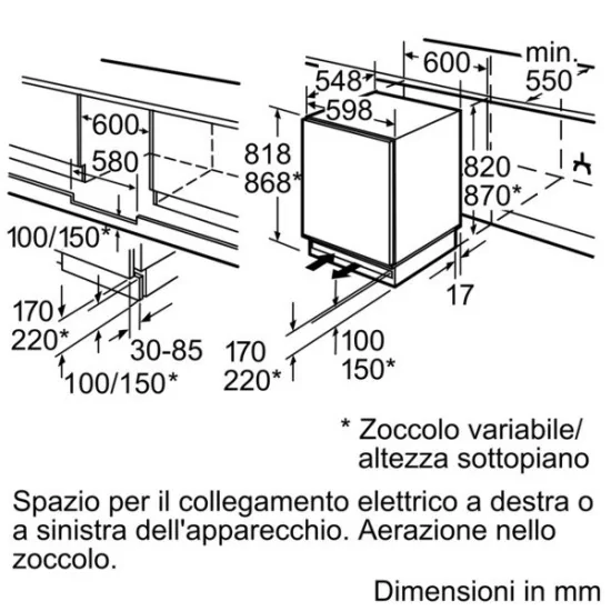 Refrigerador bajo el K4316X8