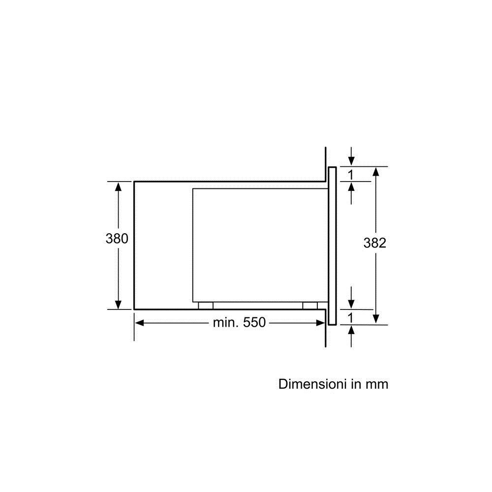 bosch hmt84m664 Microonde da incasso 