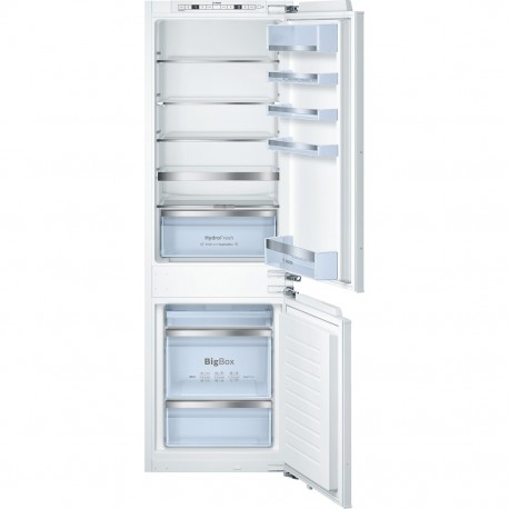 bosch KIS86AF30 Refrigerador combinado con cremallera plana, 